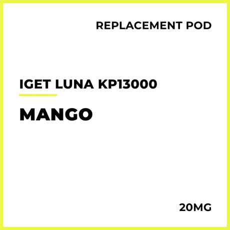 IGET LUNA KP13000 Replacement Pod - $17.95 - 20mg/ml - Image 5