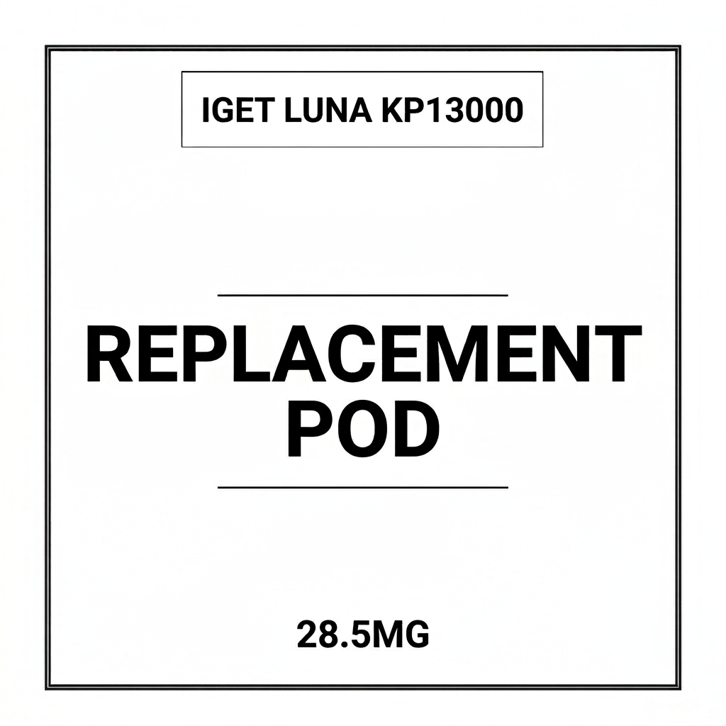 IGET LUNA KP13000 Replacement Pod - $17.95 - 20mg/ml